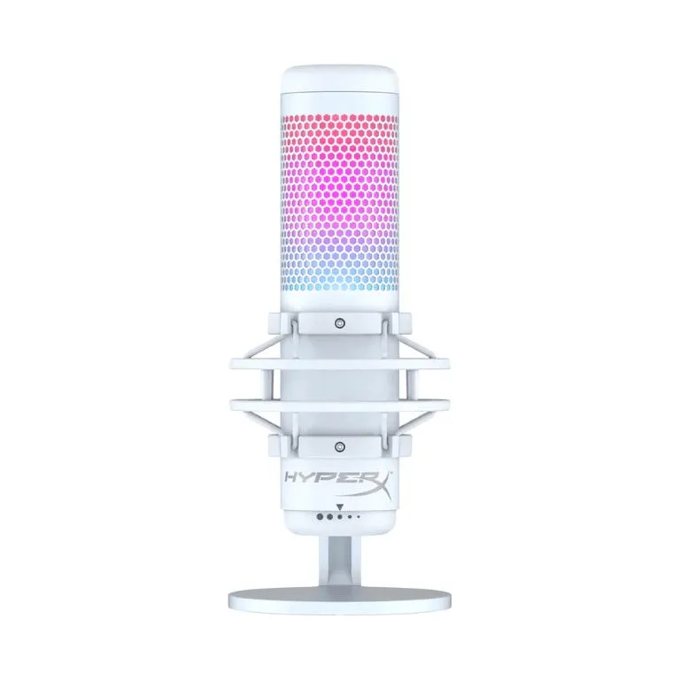 HyperX QuadCast S USB Condenser Gaming Microphone White 519P0AA