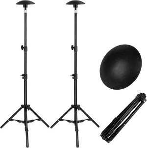 i Cover Boat Cover Support Pole - Adjustable Iron Alloy Supporting Poles, Telescoping Tarp Accessories System with Tripod Base for Jon Pontoon Boats, 2PK