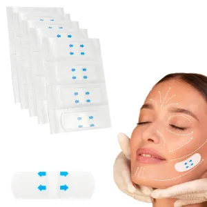 Invisible Face Tape Lifting, 120 Pcs Facelift Tape for Face Face Facial Lifting Tape Instant Stickers for Double Chin Neck Jowls,Beauty Tightening Skin Tape,Face Lift Tape