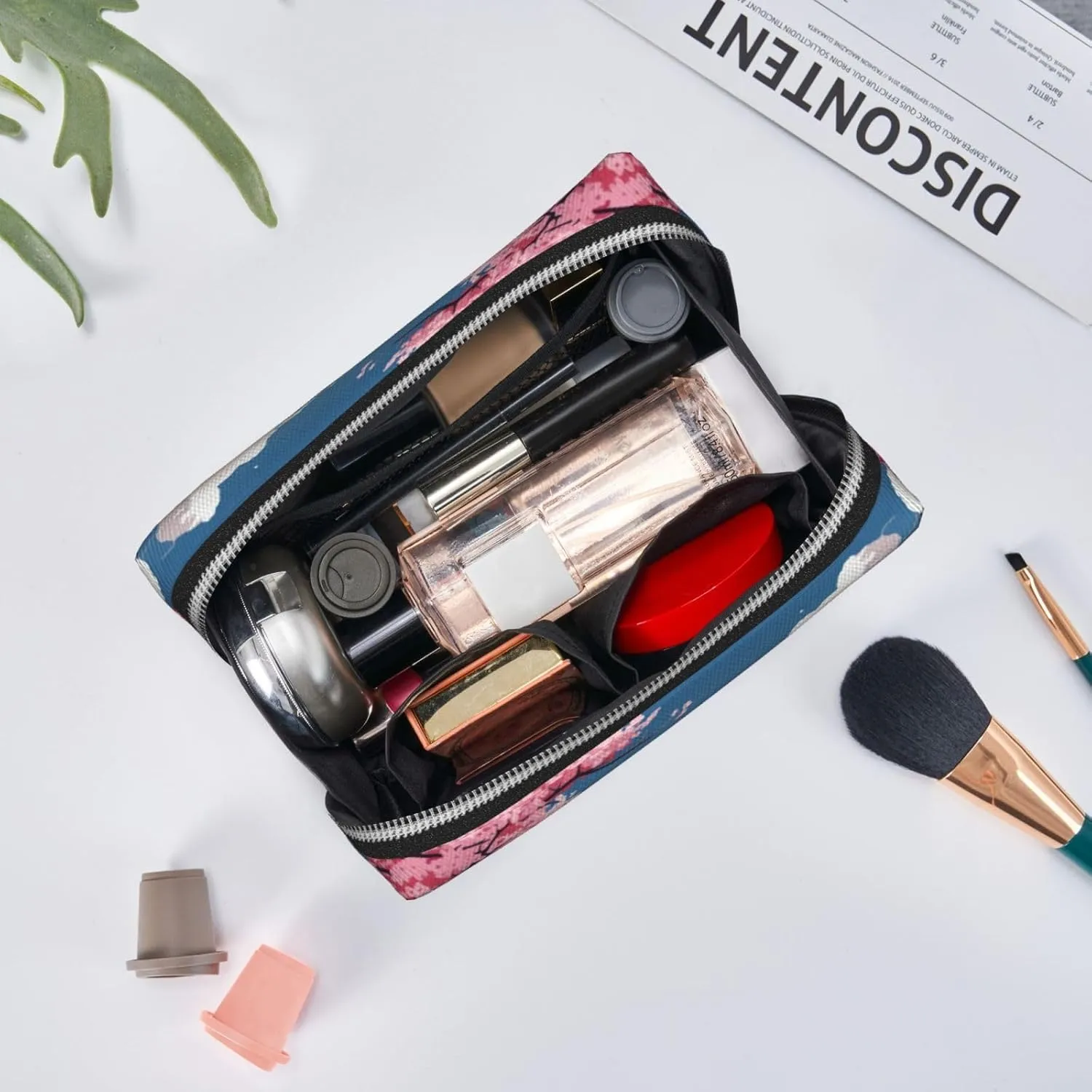 Japan Mount Fuji Landscape Travel-Ready Toiletry Bag, Compact Makeup Organizer For Women