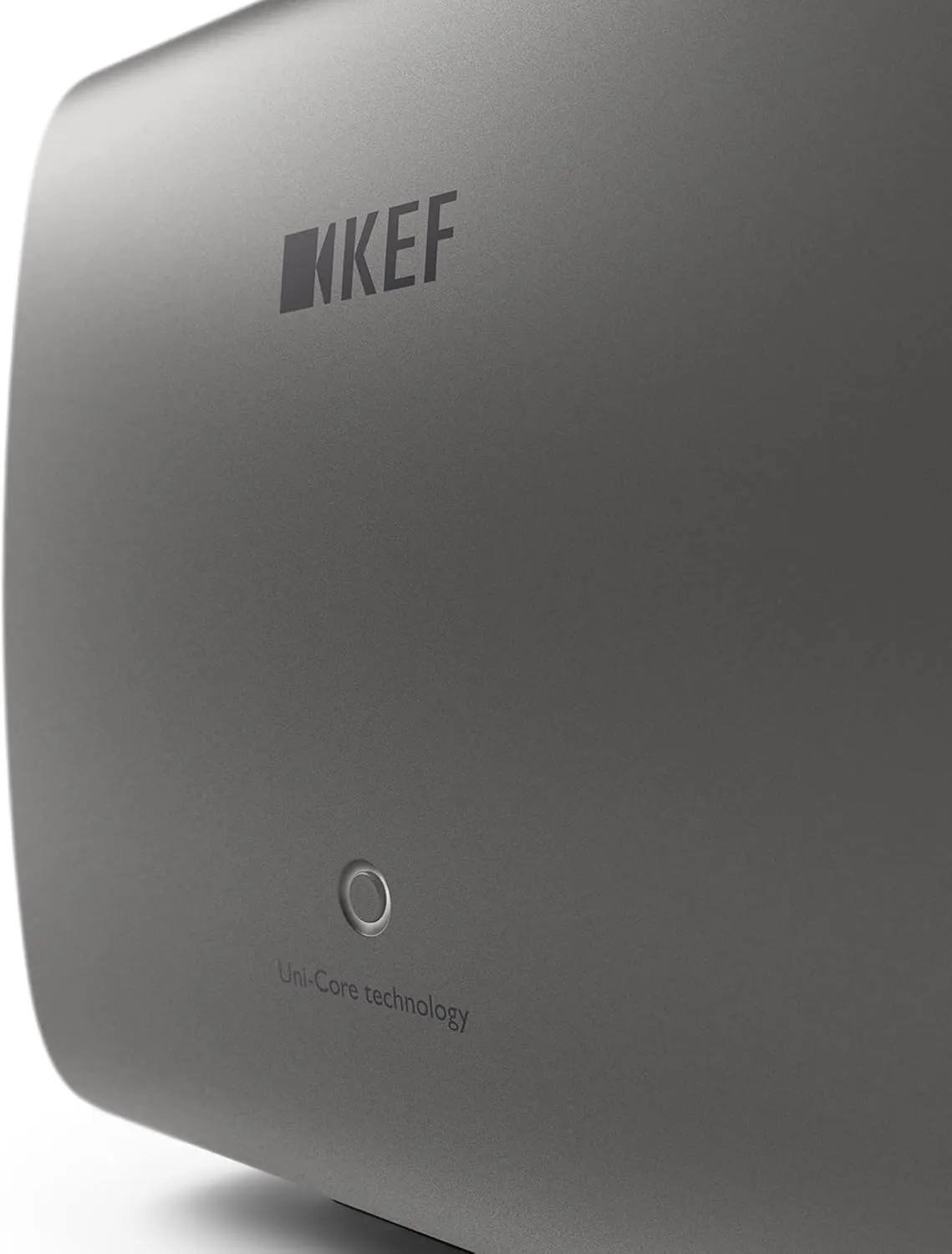 KEF KC62 Subwoofer & KW1TXRX Wireless Adapter Kit - Titanium Grey 1000W RMS Dual 6.5" Sub with 5GHz Wireless Transmitter & Receiver