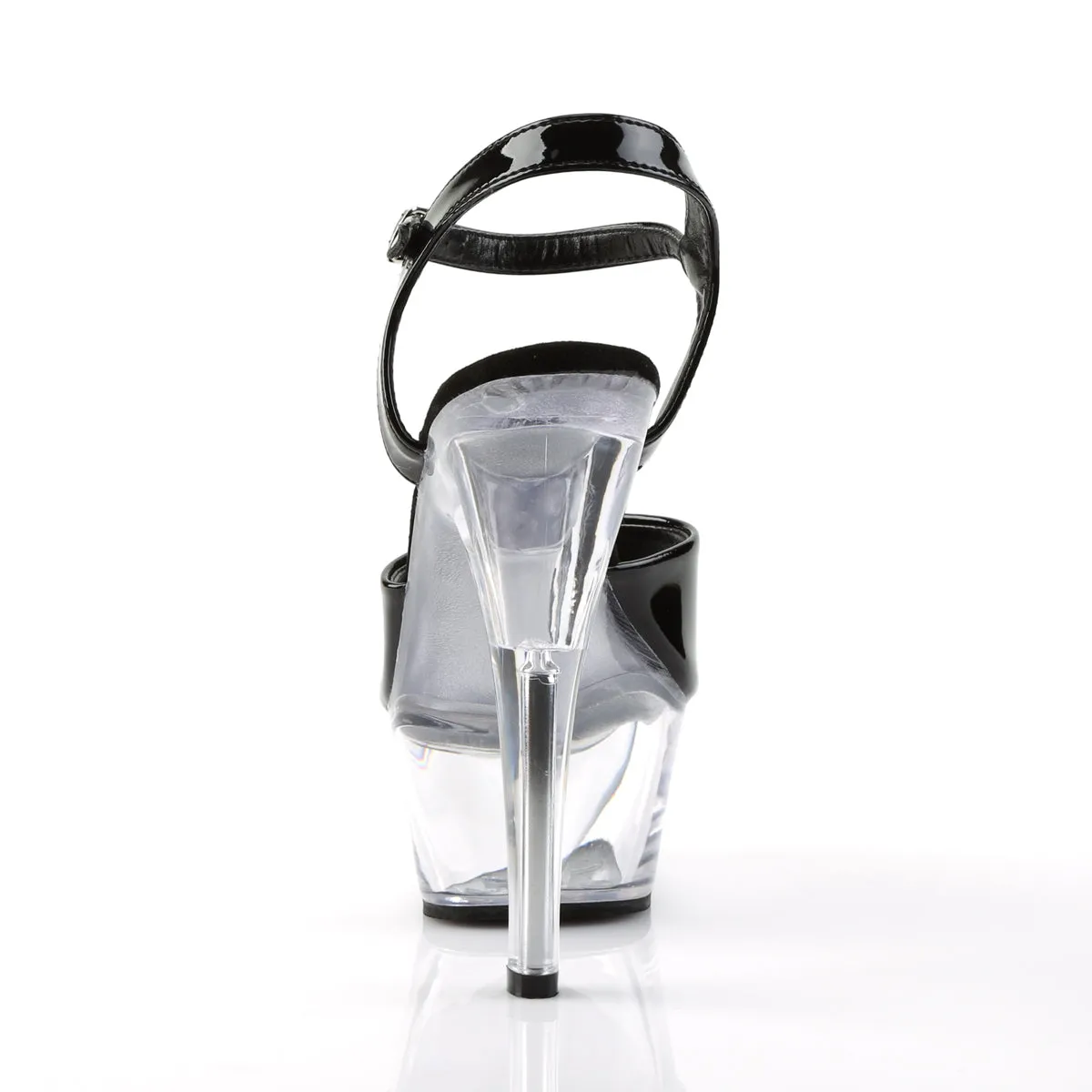 Kiss-209 Black Clear Sandals