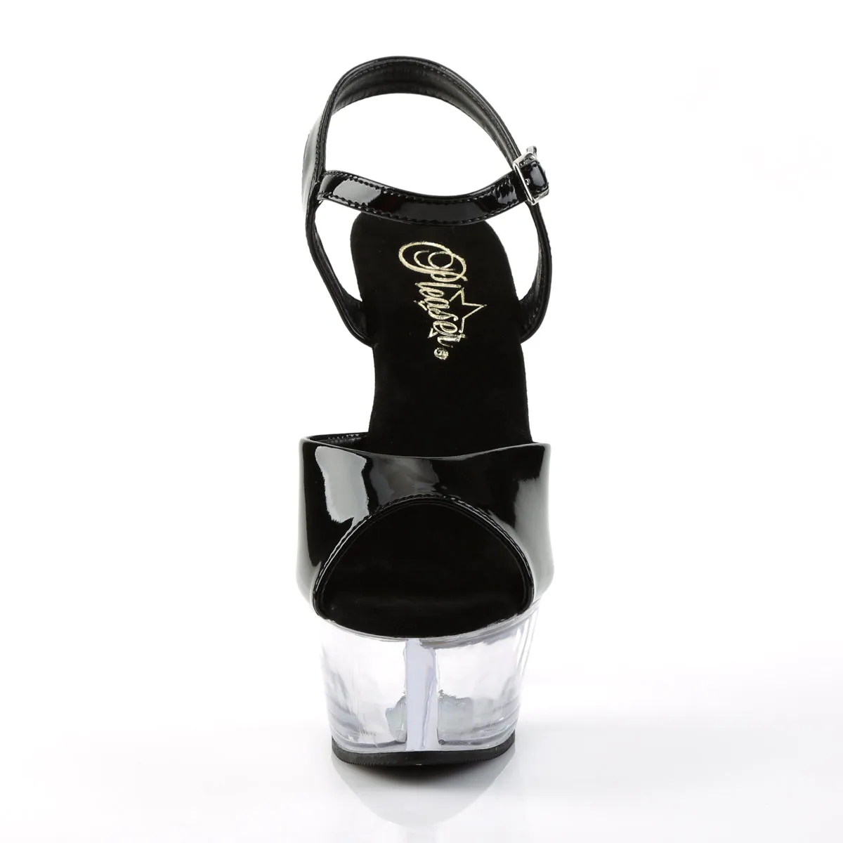 Kiss-209 Black Clear Sandals