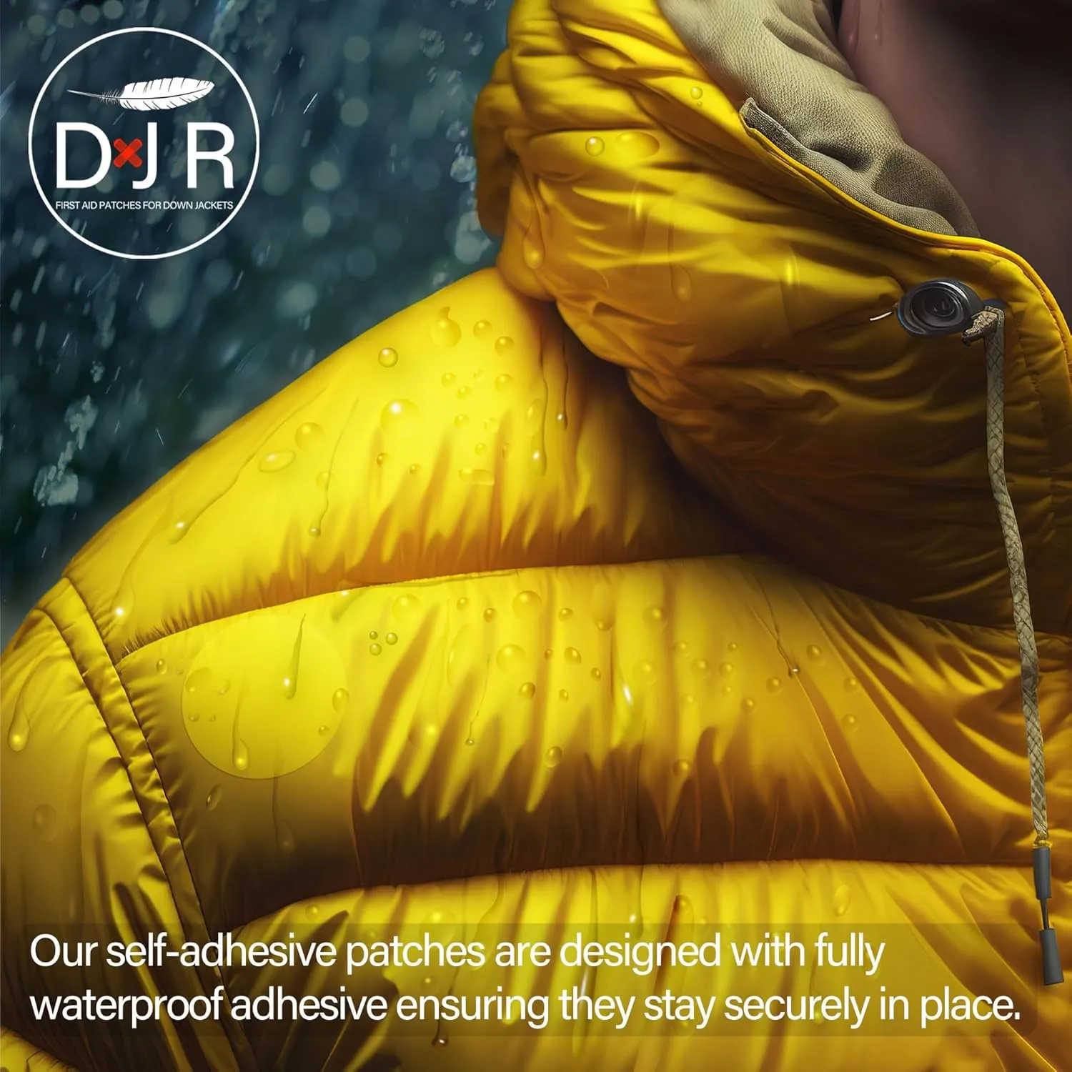 Kit-in-a-Tin - Repair Patches and Goose Down Top-Up for Down Jackets and Sleeping Bags