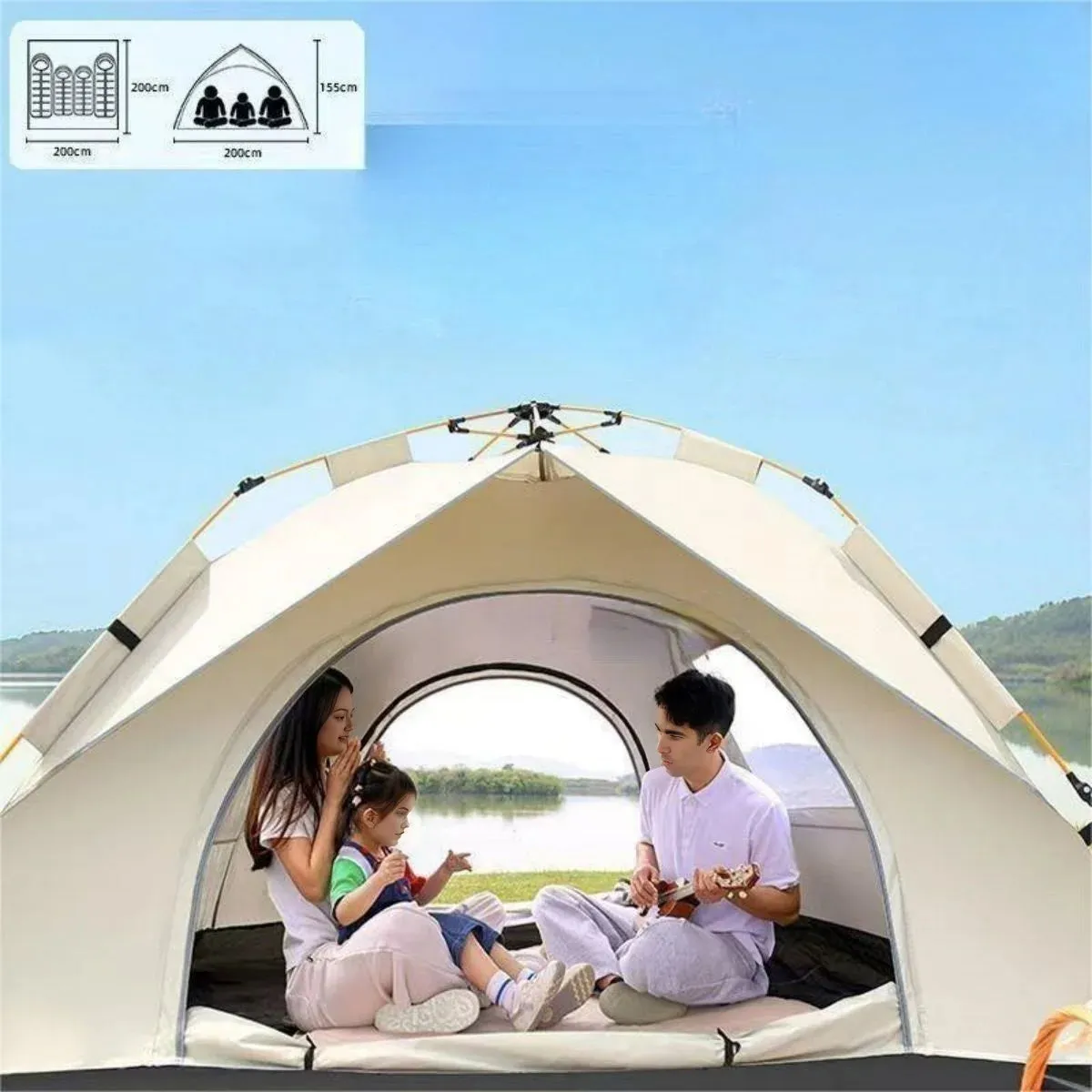 Large Two Door Tent