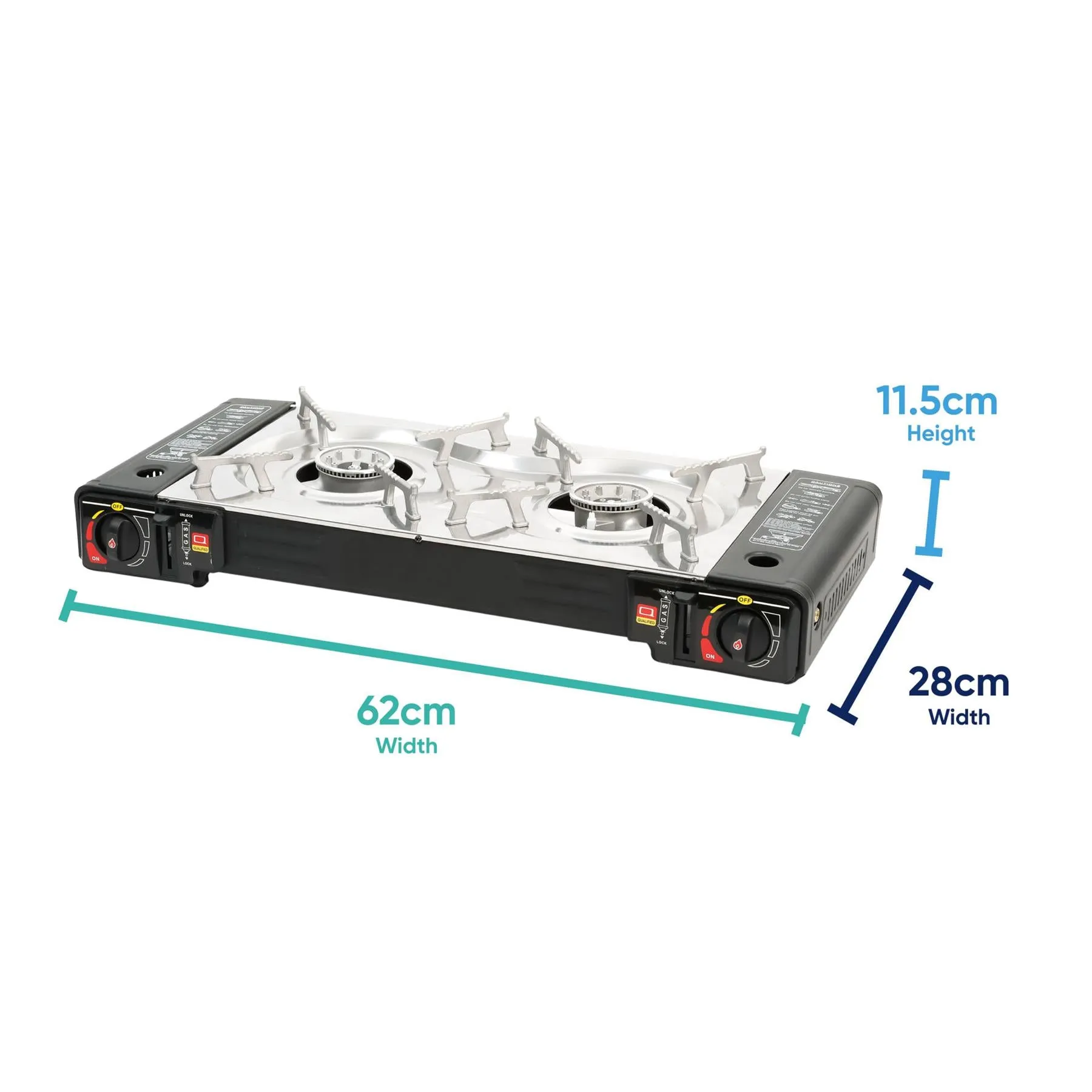 Leisureiwze Gourmet2 Double burner portable gas Cooking stove