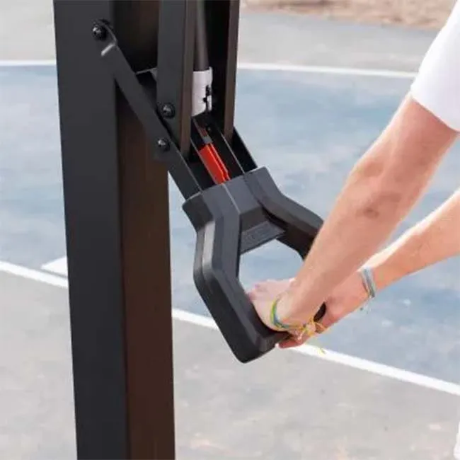 Lifetime 60" Mammoth Adjustable Tempered Glass Bolt-Down In-Ground Basketball Hoop