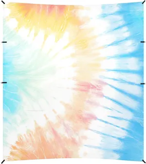 Lightgrey Tie-dye Background Vibrant Colors and Swirling Patterns Tie-dye Beach Tent UPF50  Protection Waterproof Large Sun Shelter with Sandbags, Sand Shovel, Poles for Family Travel