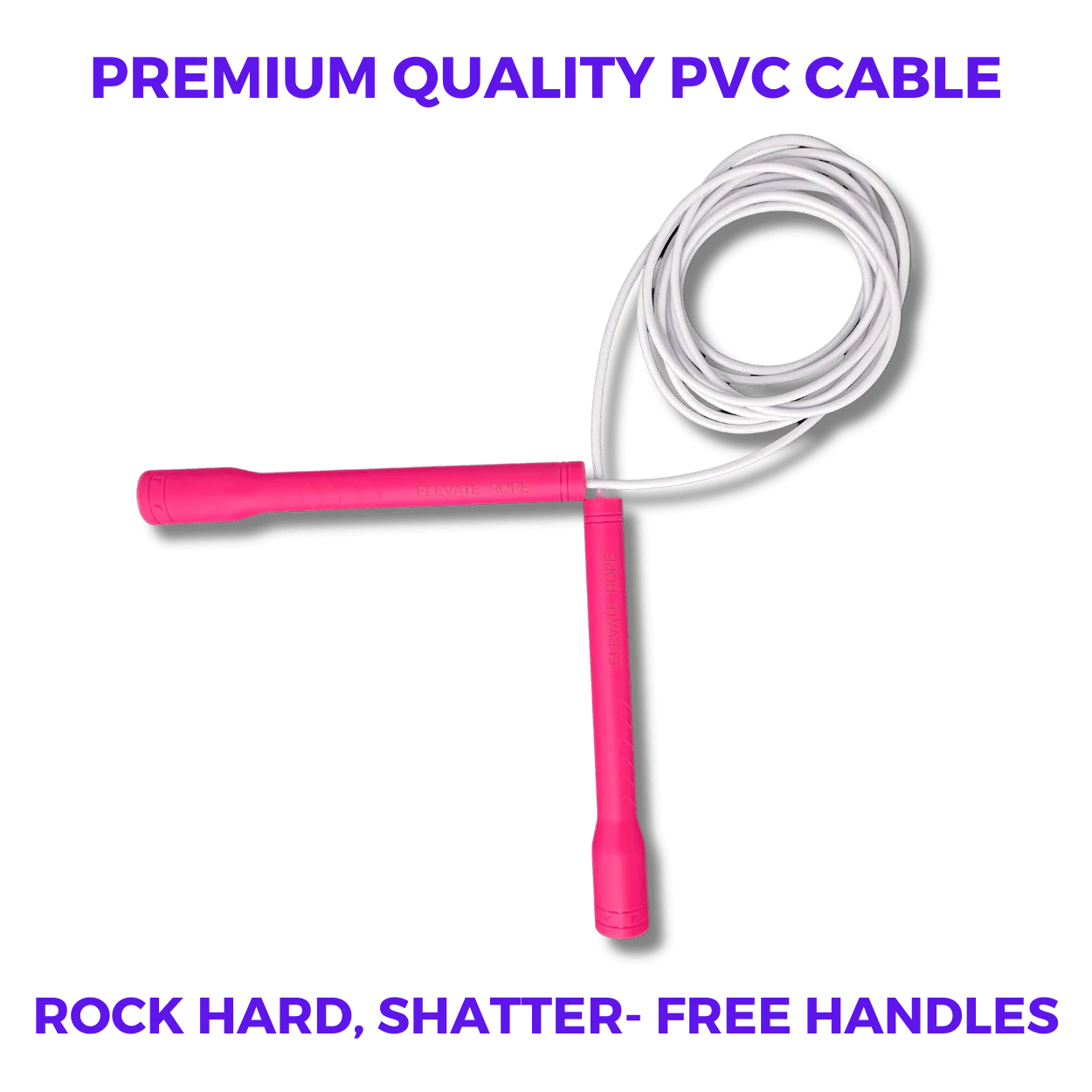 Long Handle Jump Rope (Pink Lake)
