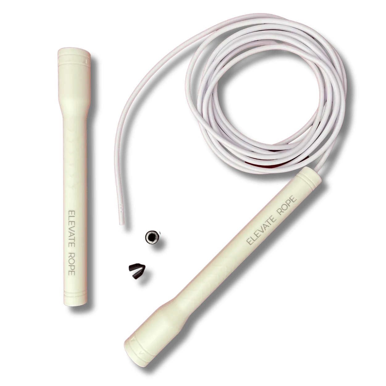 Long Handle Jump Rope (White Coconut)