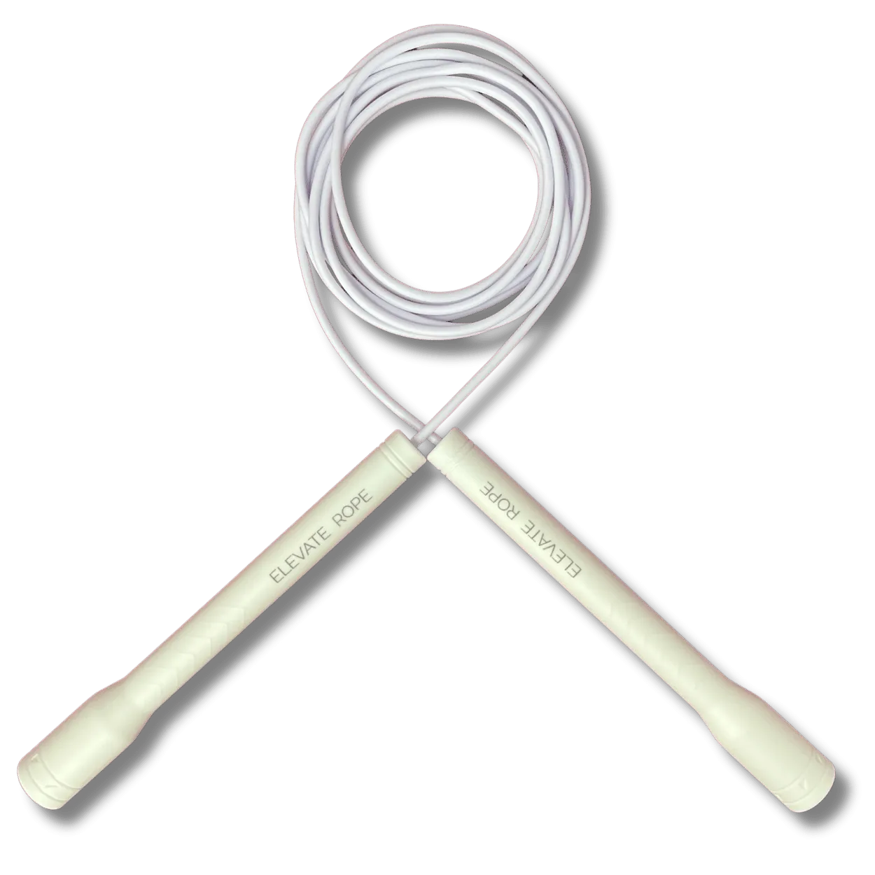 Long Handle Jump Rope (White Coconut)