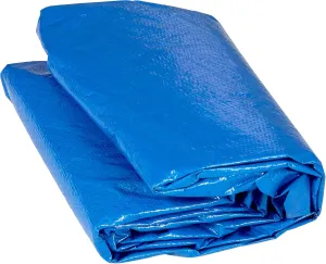 Machrus Upper Bounce Trampoline Cover 6FT for Weather Protection- Round Trampoline Tent Cover for Winter- Easy to Install Trampoline Sun Shade Cover- UV Resistant, Snow, Rain & Dust Proof - Blue