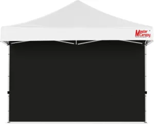 MASTERCANOPY Instant Canopy Tent Sidewall for 12x12 Pop Up Canopy, 1 Piece, Black