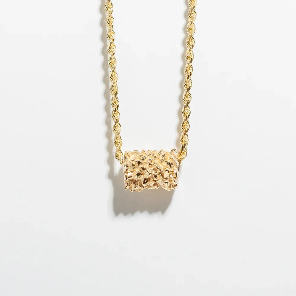 MATRIX BEAD NECKLACE | SILVER