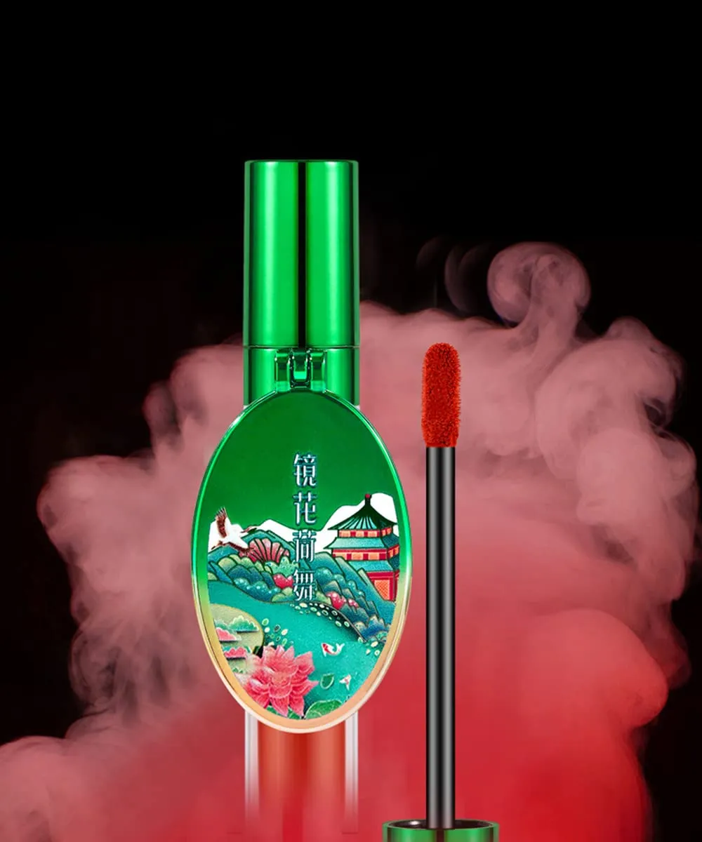 Matte Liquid Lipstick, 6 Colors Red Matte Lipstick Long Lasting Waterproof Lip Gloss with Mirror Velvety High Pigmented Lip Stain Kit Girls Women Make Up Gift (05#)