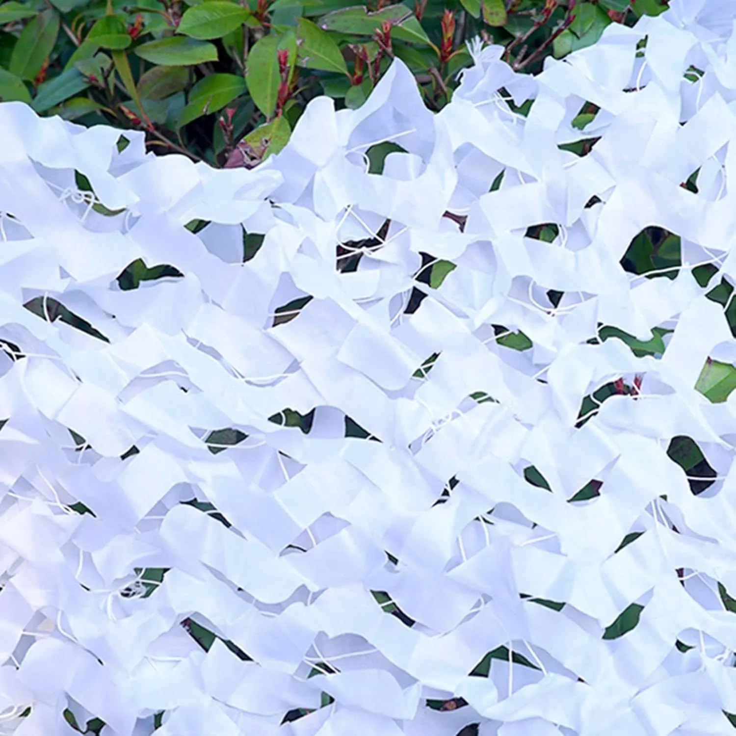 Military Camouflage Netting,4x6m,3x8m (White) Camping Camo Net,Uv Protection Shade Mesh,for Hunting,Shooting,Tent,Car Cover,Outdoor,Blinds Nets,3x6m(10 * 20ft)