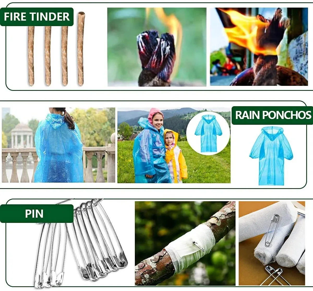 Military Survival Kit | With First Aid Kits| Waterproof