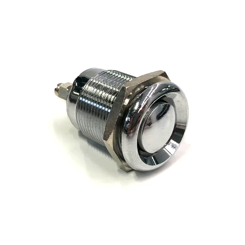MOMENTARY PUSH BUTTON STAINLESS STEEL