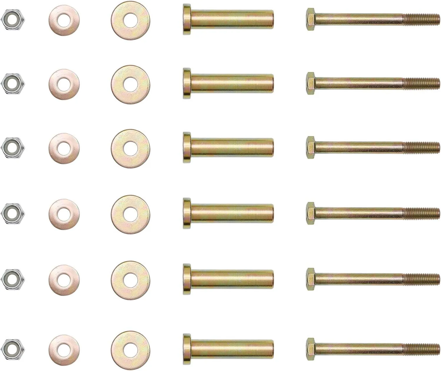 Mower Anti Scalp Deck Wheel Kit Set of 6 Compatible with Bad Boy 022-5234-98 Exmark 103-4051 103-7263 & Many Bore 5/8" Wheel Size