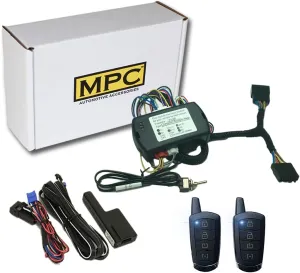 MPC Plug N Play Remote Starter Compatible with 2008 Dodge Ram 1500 |Gas| |Key to Start| with T-Harness - (2) Extended Range 4-Button 2-Way Remotes - Up to 1,500 ft