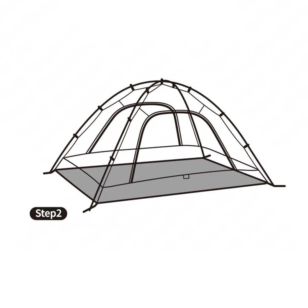 Naturehike P-Series Aluminum Pole Tent (2-3 PER)210T65D