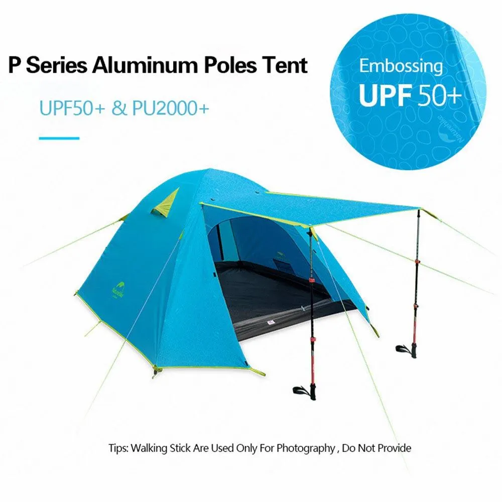 Naturehike P-Series Aluminum Pole Tent (2-3 PER)210T65D