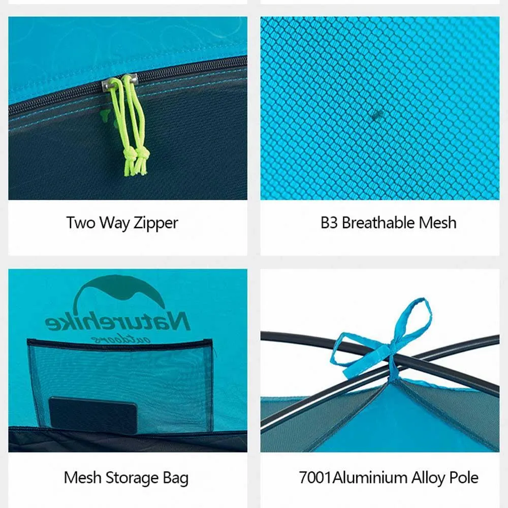 Naturehike P-Series Aluminum Pole Tent (2-3 PER)210T65D