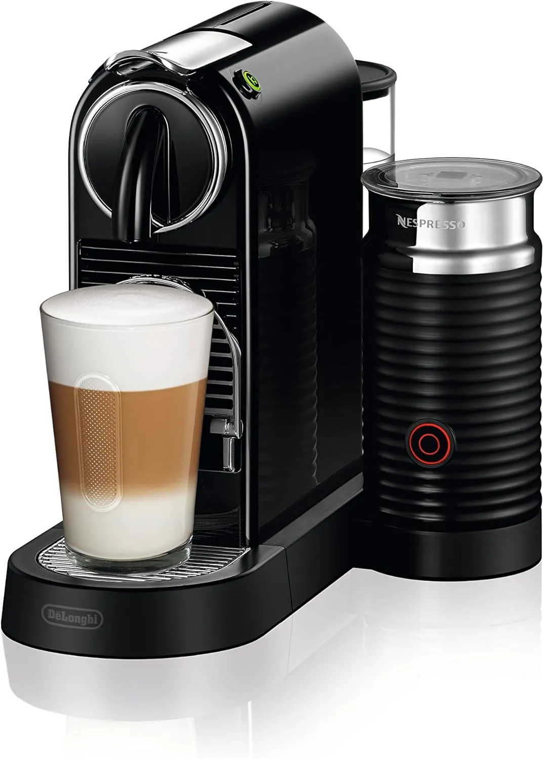 Nespresso CitiZ Coffee and Espresso Machine by De'Longhi with Milk Frother, Black, 9.3 x 14.6 x 10.9 inches