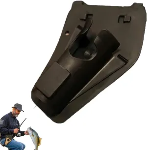 New Slide-in Fishing Rod Hip Holsters, Hands-Free Rod Holder for Fly & Bank Fishing, Quick Draw Waist Belt Gear, Durable Adjustable Portable Fish Pole Holster