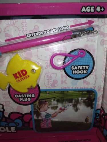 NIB Hello Kitty Telescopic Fishing Pole