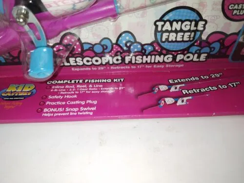 NIB Hello Kitty Telescopic Fishing Pole