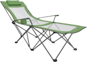 Office chair , Camping Chairs Outdoor Furniture Beach Chairs Portable Camping Chair With Footrest Mesh Backrest Folding Reclining Lunch Break Bed Sitting Lying Dual-Purpose Beach Seat Folding Chairs P
