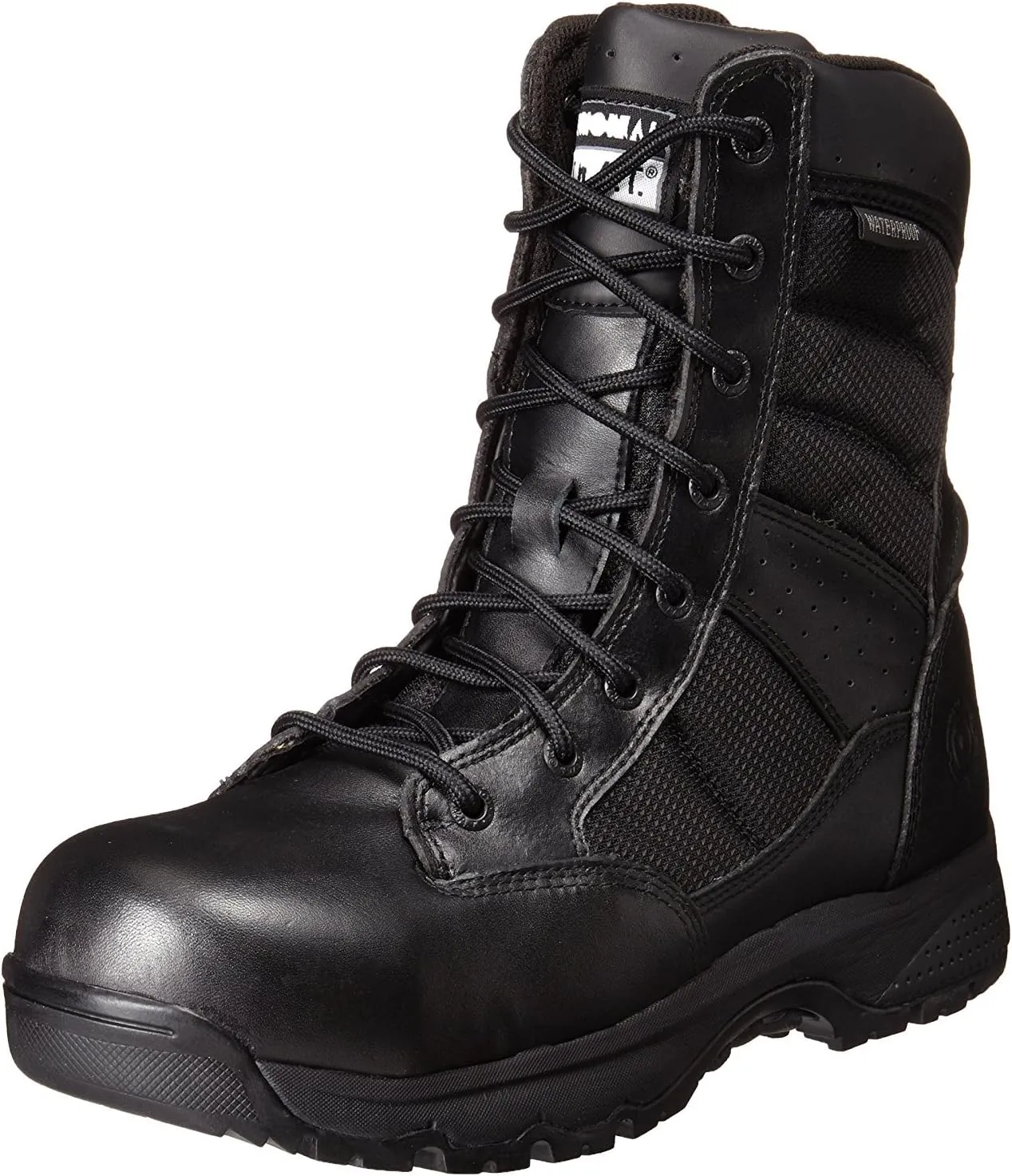 Original S.W.A.T. Women's Metro 9" Waterproof SZ Safety Women's Black Military & Tactical Boot, Black