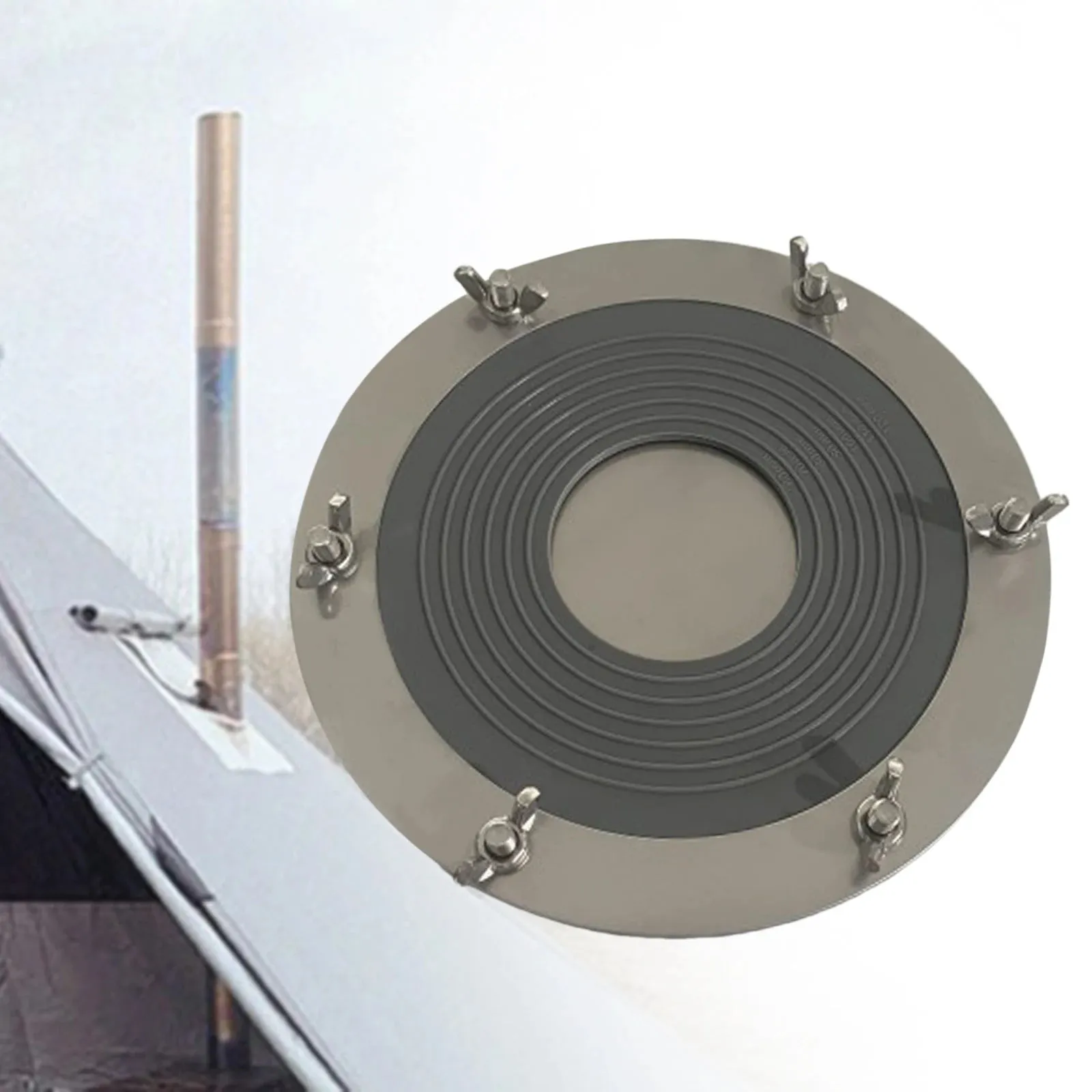 Outdoor Camping Hot Tent Stove Jack Burner Flue Pipe Fitting Tent Flue Flashing Pipe Stove Vent Accessories for Sheds Tent
