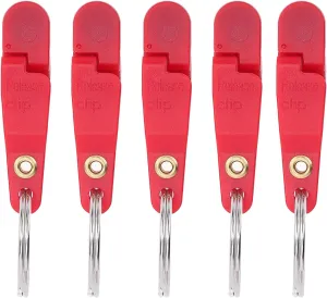 Padded Liberation Clamp/Holder for Currican Fishing, Heavy Voltage Pressure Release Clamp/Holder, Oxidation, 10 Portable Pieces with Fresh and Salted Water Fishing Keychain