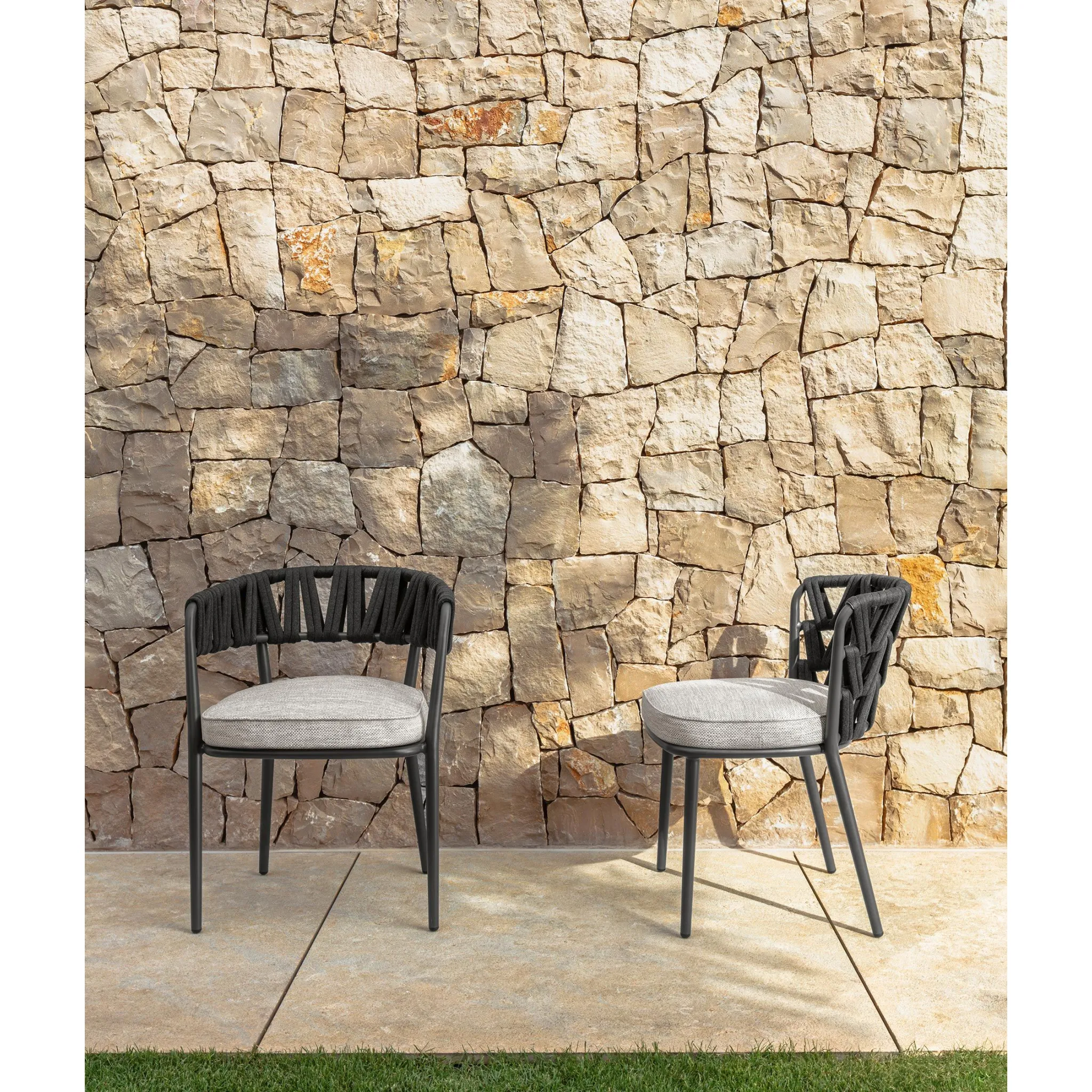 Padded Rope Outdoor Dining Chair | Talenti Swipe