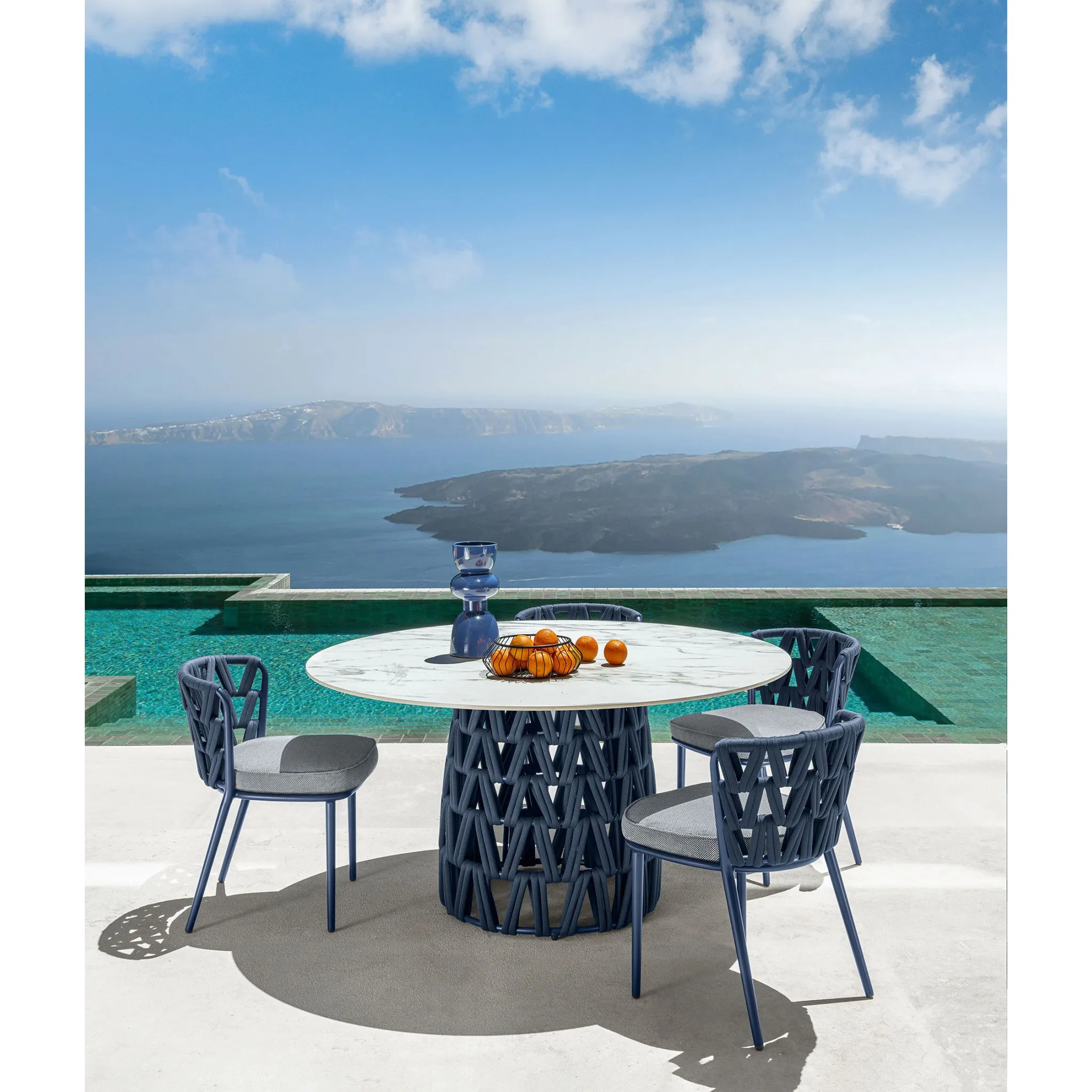 Padded Rope Outdoor Dining Chair | Talenti Swipe
