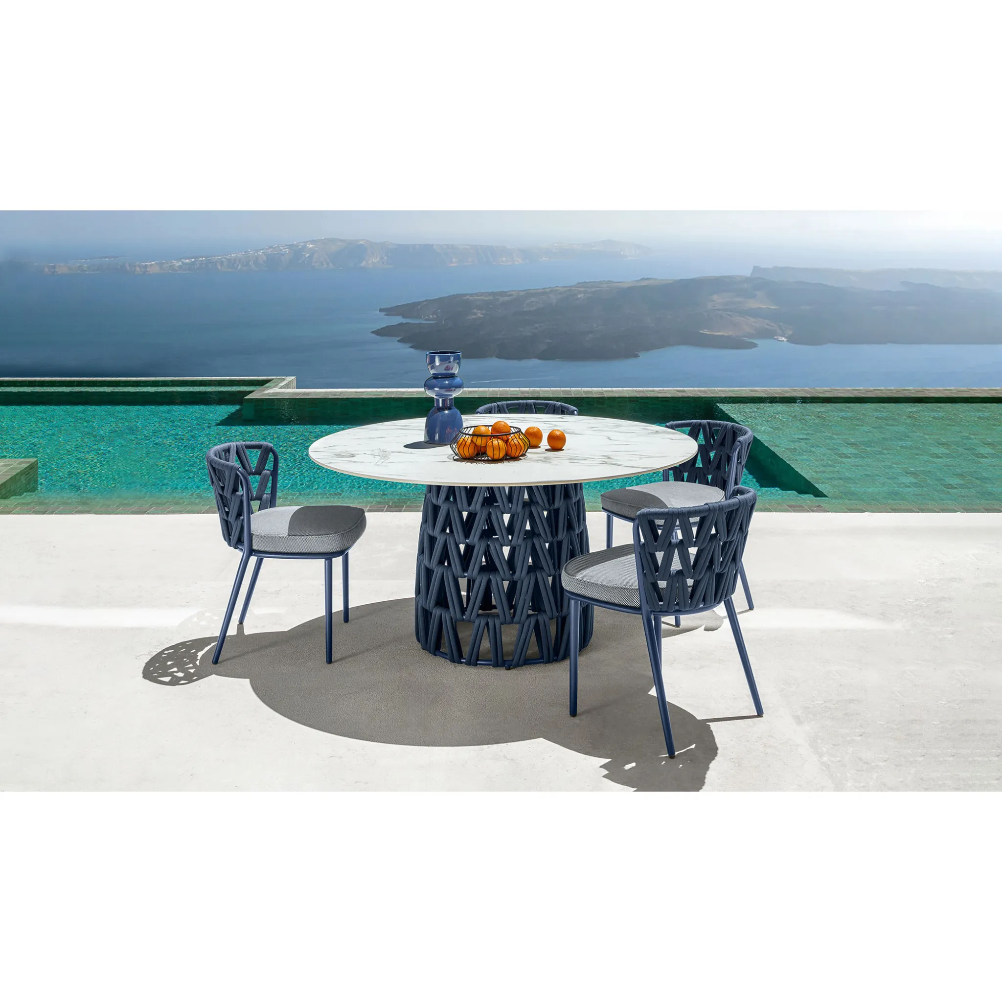 Padded Rope Outdoor Dining Chair | Talenti Swipe