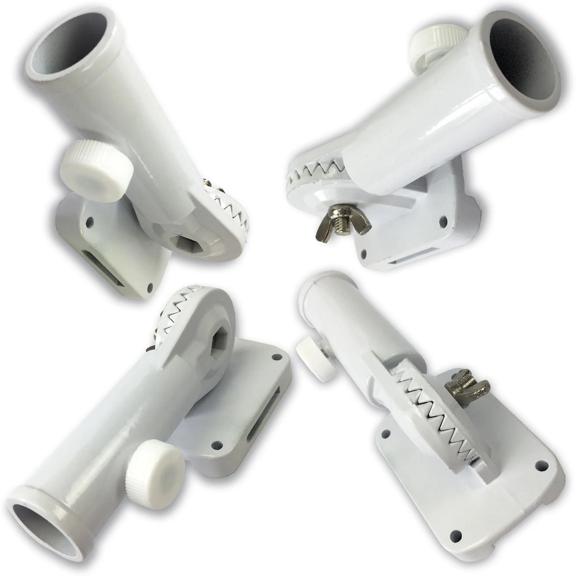 PATRIOT™ Flag Pole and FREEDOM™ Bracket Kit - Vivid White (6ft, 1-inch Diameter)
