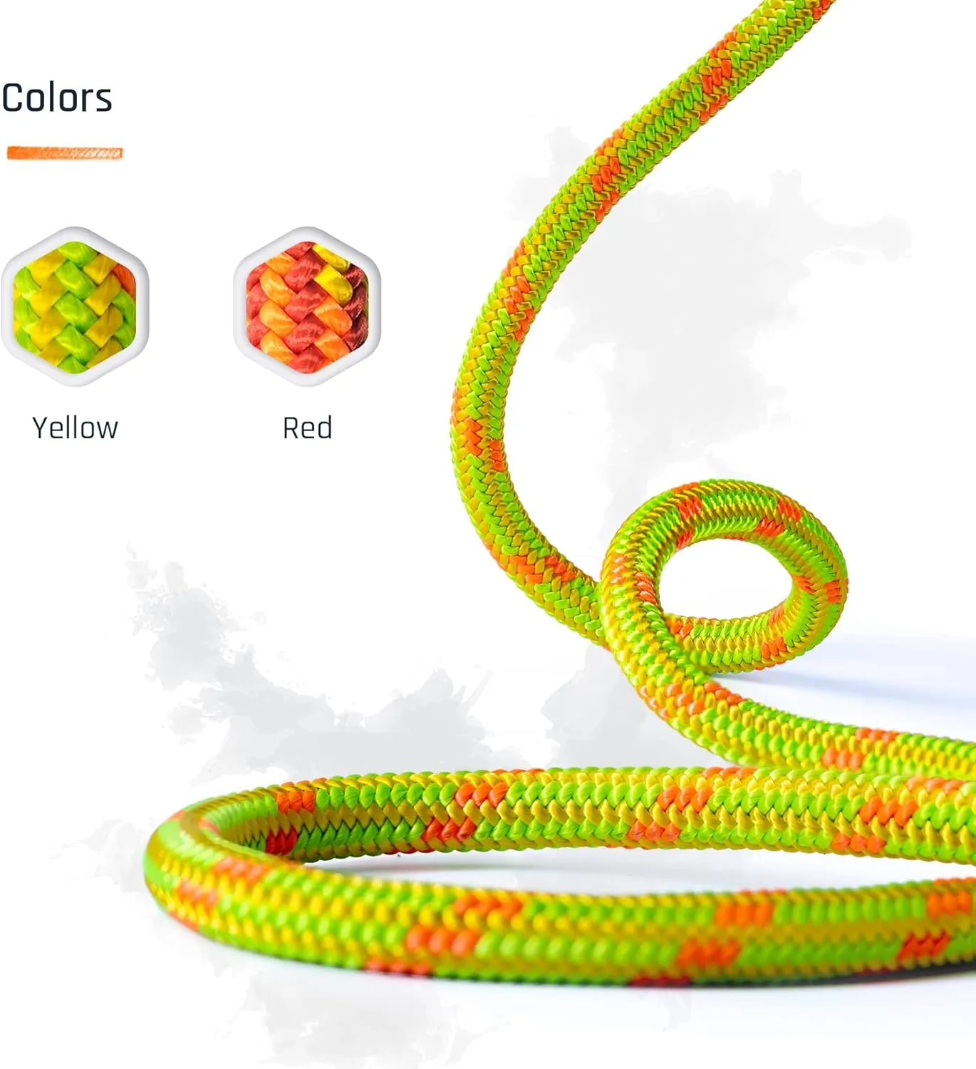 Pelican Rope Arborist Rope 11.8mm x 150Ft, USA Made High-Strength 24-Strands Static Climbing Rope - 7,000 lb Strength for Tree Climbing, Pulling, Outdoors & Swin