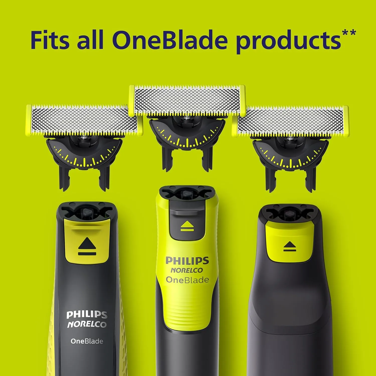 Philips Norelco OneBlade Pro 360 Face   Body, Electric Shaver, Beard Trimmer and Body Groomer, with 360 Blade Technology, 14-Length Precision Comb, Body Kit, Soft Pouch, Model QP6542/70