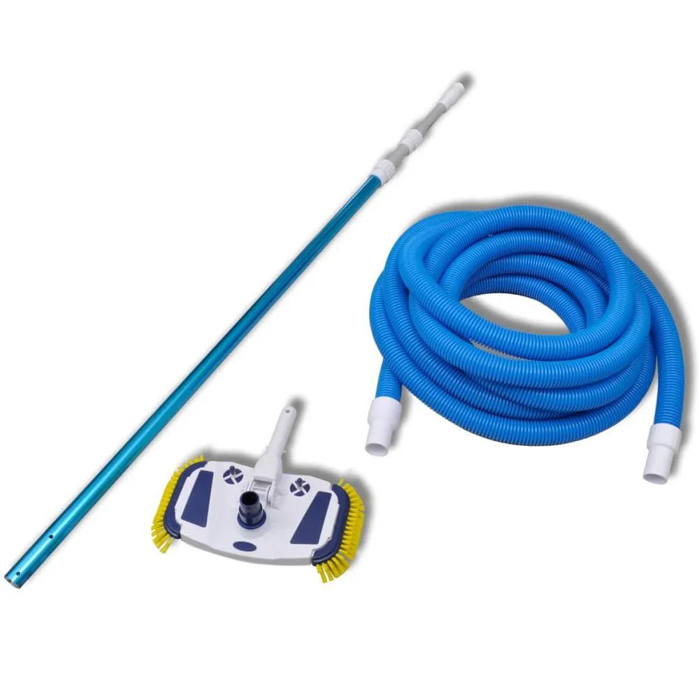Pool Cleaning Tool Vacuum with Telescopic Pole and Hose, 90506 - vidaXL
