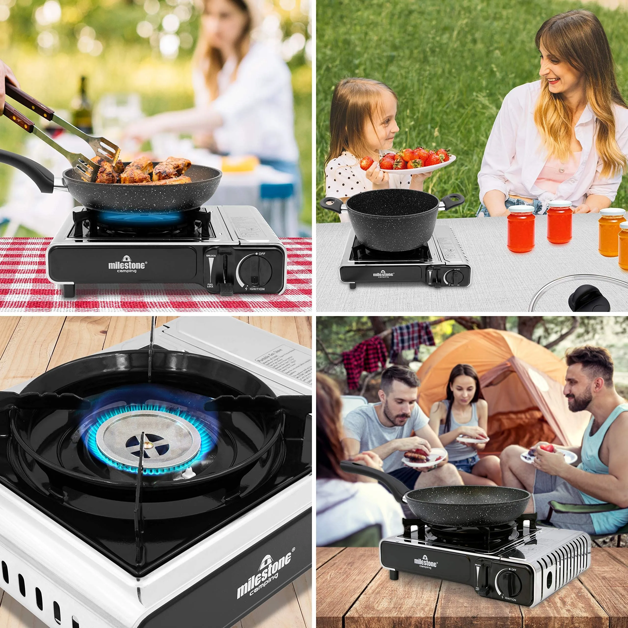 Portable Gas Stove - Fully Safety Certified 18949