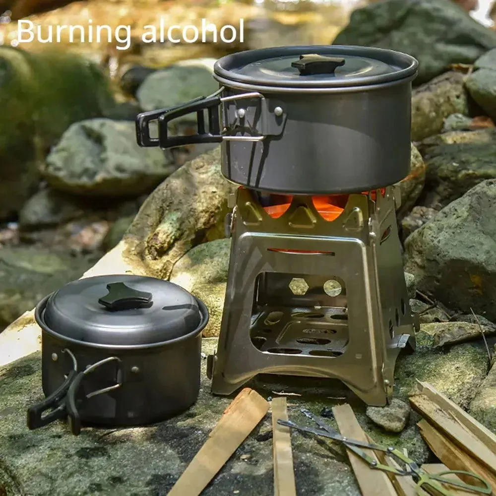 Portable Lightweight Folding Camping Wood Stove for Hiking