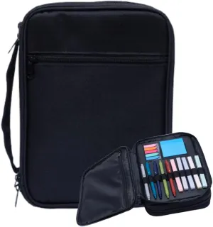 Premium Bible & Book Carrying Case- Convenient for Men, Women, Teens, and Kids (Black Case Only)