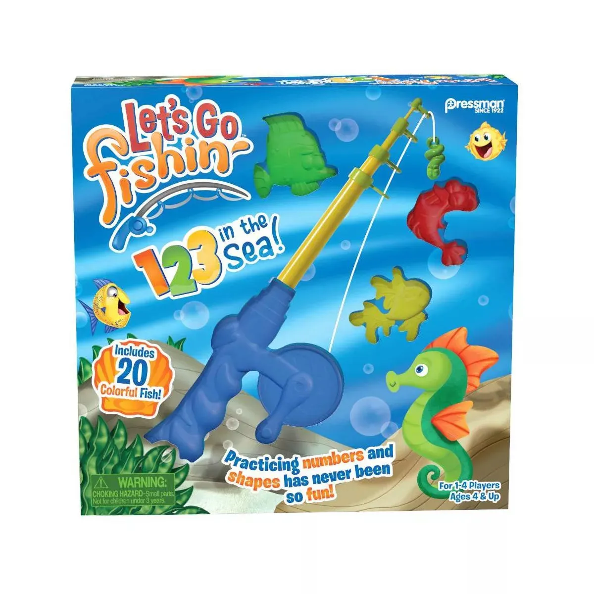 Pressman Let's Go Fishin' 123 in the Sea Game