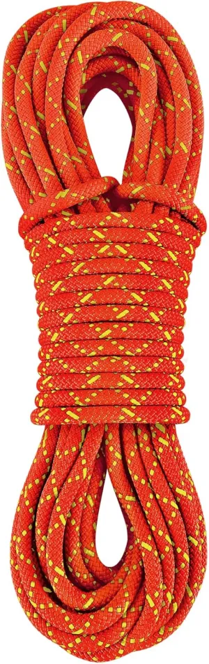 Prusik Cord 8mm (5/16in) 20M(65ft) Accessory Double Braid Pre Cut Nylon Rope for Adults Climbing Static Line Ce/Uiaa High Tensile Strength for Mountaineering, Arborist, Caving, Rescue