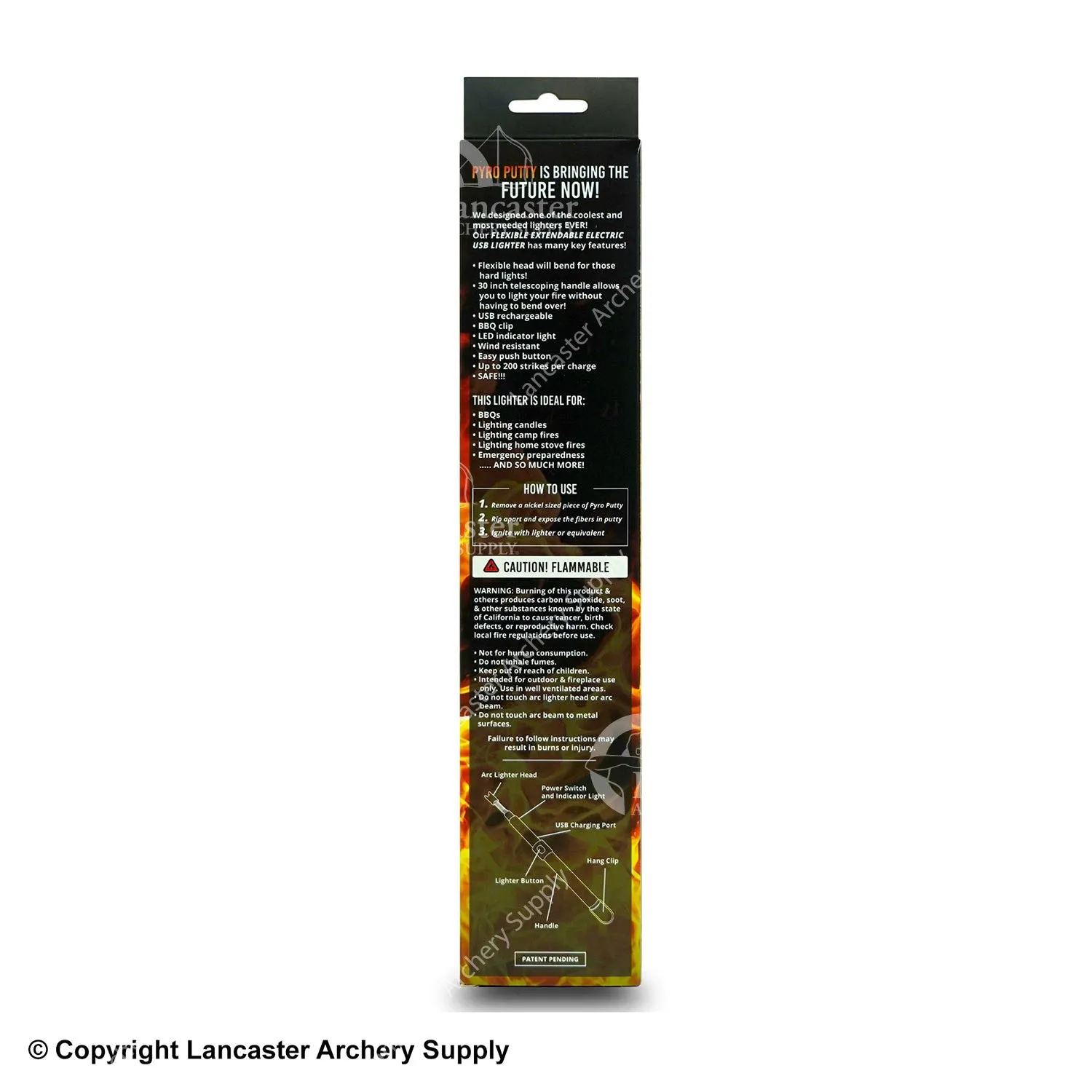 Pyro Putty Extendable Arc Lighter