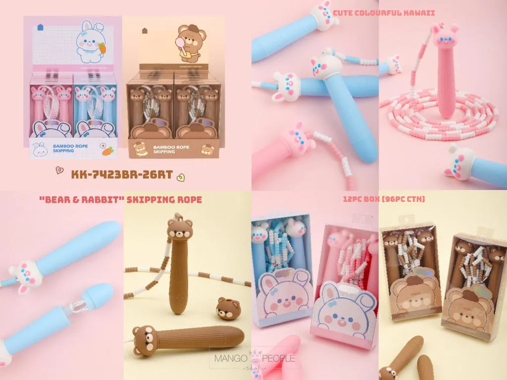 Rabbit Design Soft Bamboo Skipping Rope
