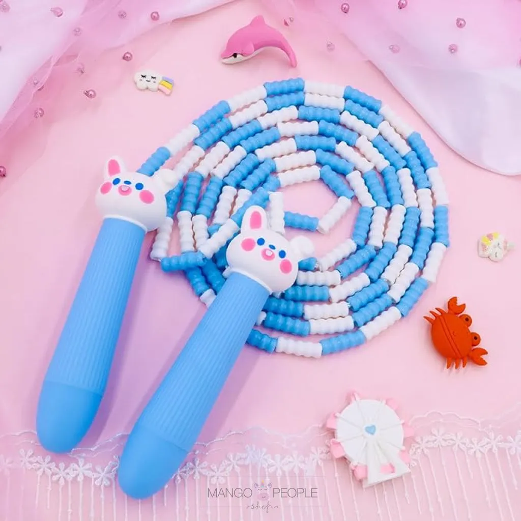 Rabbit Design Soft Bamboo Skipping Rope
